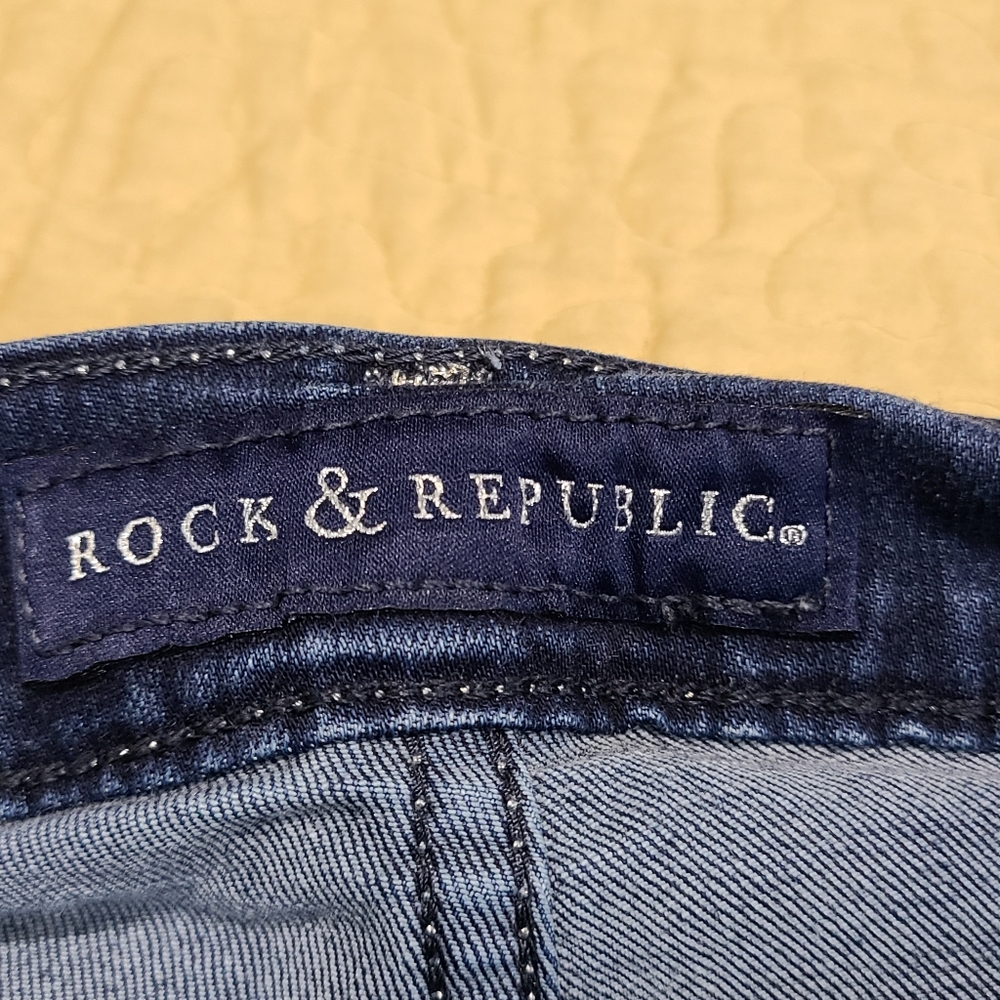 Rock & Republic Kassandra boot cut jeans size 8 - Picture 4 of 10